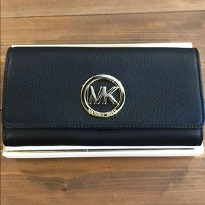 Michael Kors Black Leather Wallet